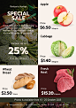 Cream Bold Market Product Promotion Flyer