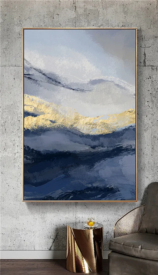 现代抽象装饰画（手绘油画，高清喷绘，晶瓷画）-花瓣网