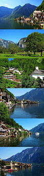 【奥地利】——奥地利·哈尔施塔特湖畔的仙境小镇，有多少人想到这里住下过完下半生…… #旅行#