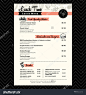 Restaurant Lunch menu design Template layout - 站酷海洛正版图片, 视频, 音乐素材交易平台 - Shutterstock中国独家合作伙伴 - 站酷旗下品牌