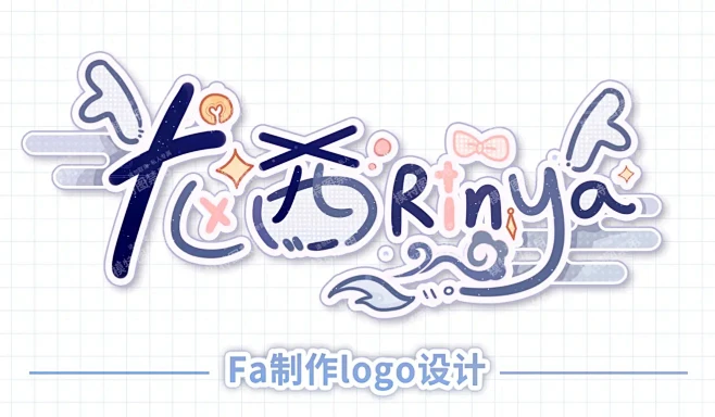 虚拟主播logo设计稿件展示-花瓣网