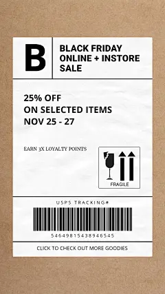 Express Bill Black Friday Sale Ecommerce Story