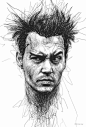 铅笔线稿插画创意设计