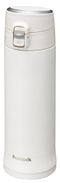 Amazon.co.jp： ピーコック ステンレスボトル 【コンパクトマグ】 0.5L ホワイト AML-50(W): ホーム＆キッチン