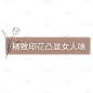 产品标记文字