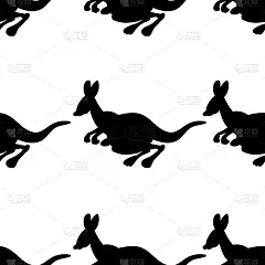 袋鼠,式样,快乐,可爱的,华丽的,摆拍,母亲,野生动物,壁纸,重复