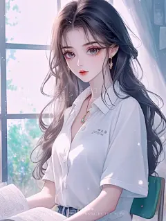 女生头像 | 校园 | 白色衬衫