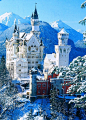 新天鹅城堡 巴伐利亚 德国南部的地区