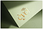 20款时尚优雅带阴影徽标Logo设计印刷品展示贴图样机模板 Logo Mockup Bundle – Paper Print