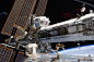 d07c56b7c85b8bf74ffb97e66af2d7ee_STS-134_the_starboard_truss_of_the_ISS_with_the_newly-installed_AMS-02