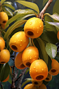AI数字艺术清新枇杷生鲜水果摄影图片-众图网