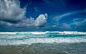 General 2500x1563 nature landscape sea beach waves clouds sky Seychelles island tropical water blue summer