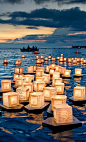 Floating Lantern Festival, #Honolulu, #Hawaii, USA:: 