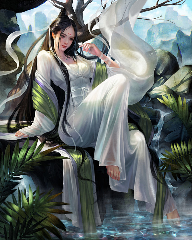 蝶绕指by Li zi on ArtSt...