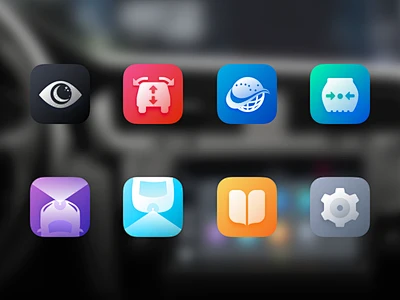 某越野车中控 UI suv 桥路 中央充放气系统 ctis ui 中控 dipper big hps car icon invite2-花瓣网