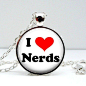 Fancy - I love Nerds Dome Pendant Necklace@北坤人素材