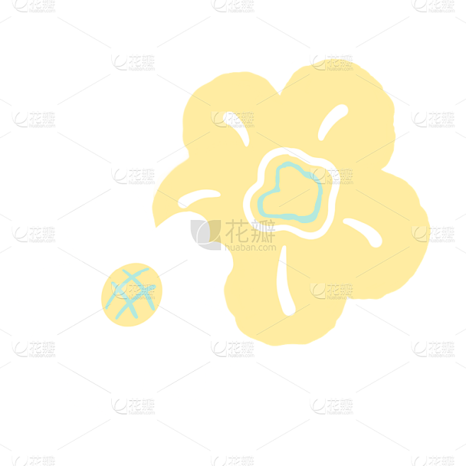 氛围花朵贴纸