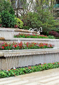 92采集到叠水[转载]南京星雨华府醇美欧式居住区环境景观设计典范之