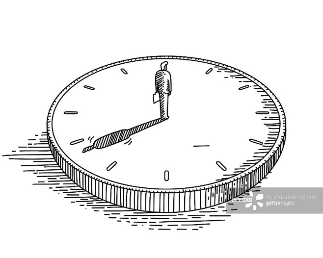时间,表,插图画法,绘画插图,技能正版图片素材-花瓣网