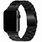 wezi适用iwatch5/4/3/2代链式金属不锈钢44/40/42/38mm苹果手表表带男女iphone series S5/4applewatch表带-tmall.com天猫