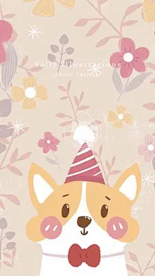 可爱 简单 插画 萌物 大脸 萌#手机壁纸&quot;(◕‿◕✿