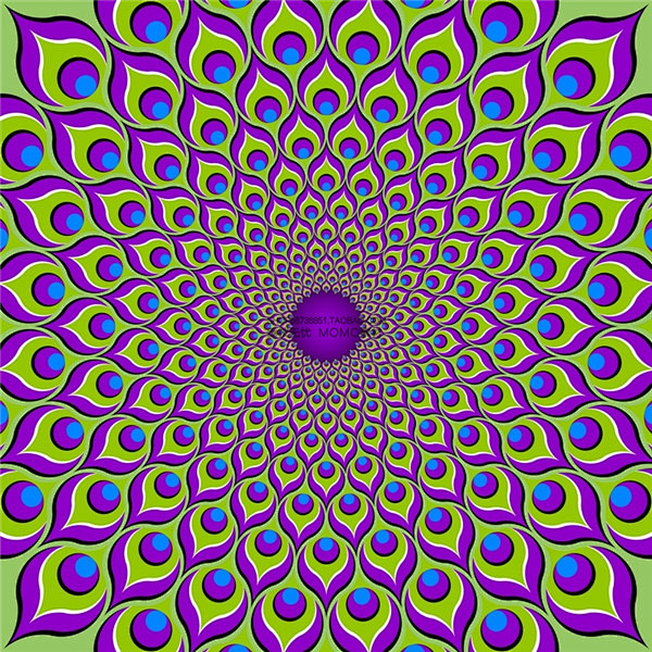A2794矢量彩色抽象几何视觉错觉图 A...