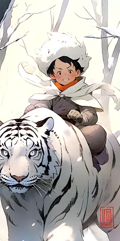 骑虎少年