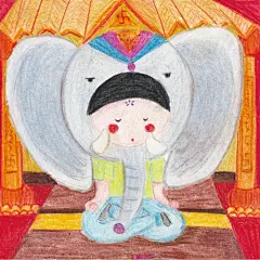 酷噹 手绘我的世界角落 铅笔画 清新 投稿 原创插画 原创手绘 儿童插画 
