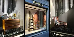2018_Ferragamo x Moltani&amp;C | Alan Chan : 陈幼坚受 17 世界欧洲对谈椅所启发之「思路」系列 The SILKROAD Collection 家具设计，其中7张座椅在 2018 米兰国际家具展 (4月17-22日) 期间展出于米兰的 Salvatore Ferragamo 男 / 女装两间门市 (Via Montenapoleone) 。
「思路」系列   The SILKROAD Collection
陈幼坚: “ 受十七世纪欧洲爱侣椅的启发, 二元对立的