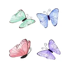 手绘小清新蝴蝶  - 源文件下载【酷图网】蝴蝶,插画,手绘昆虫,手绘蝴蝶,矢量蝴蝶,水彩画蝴蝶,蝴蝶插画素材,蝴蝶素材,卡通蝴蝶素材,蝴蝶分层素材,红蝴蝶,装饰画,装饰素材,蝴蝶觅食,蝴蝶插画,卡通蝴蝶,蝴蝶线稿,蝴蝶卡通画,蝴蝶简笔画,