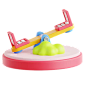 票务 3D 图标