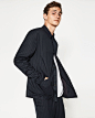 ZARA 男装 横条休闲外套 00072290401-tmall.com天猫