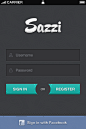 Sazzi应用登录界面 | LOVEUI