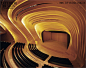 被流线包围——Heydar Aliyev Center_美国室内设计中文网