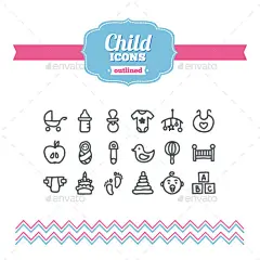 手绘孩子图标——人的角色Hand Drawn Child Icons - People Characters苹果、婴儿床,生日,瓶子,蛋糕,孩子,尿布,鸭子,脚,食物,手绘,图标,孩子,行,新年,新生儿乳头,轮廓,象形图,婴儿车,金字塔,玩具,矢量,散步, apple, baby, bed, birthday, bottle, cake, child, diaper, duck, feet, food, hand drawn, icon, kid, line, new year, newborn, nip