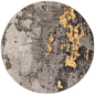 Safavieh Adirondack Gray/Yellow 4 ft. x 4 ft. Round Area Rug