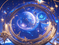AI~御龙(UI设计师)采集到星空背景