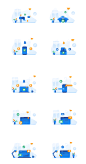 Illustration Pack - Illustrations : modern & detailed illustration pack created using Adobe Illustrator, There's a total of 24 illustrations and a library with 55 elements within it, Everything is 100% editable. 
Can be easily resized and change color