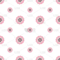 手绘多色重复图案透明背景，重复图案的纺织品，壁纸，包装，包装，和所有其他无缝印刷工作，图案添加到样品