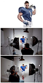 Lighting Recipes: Sports Portrait- In the Studio and with a Composite