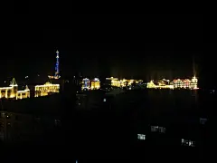 阿尔山市夜景,大漠孤烟0228