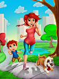 Imaginary Runner Game Cover on Behance
