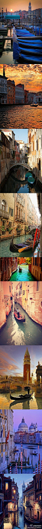 威尼斯的一天真美，有船梭，有桥，有人家，一个梦中的水乡。 上帝将眼泪流在了这座城。 #带着微博去旅行#