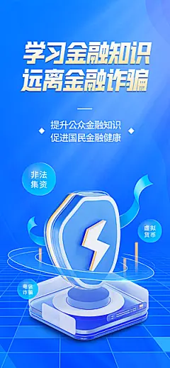 投资理财金融手机海报