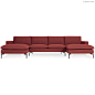 Shown in Nixon Red, Black leg finish