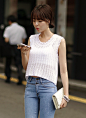 [ 时尚起义 ] 韩国女装 935 short knit sleeveless