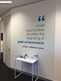 Commercial office wall quote at Foundational Business Centre