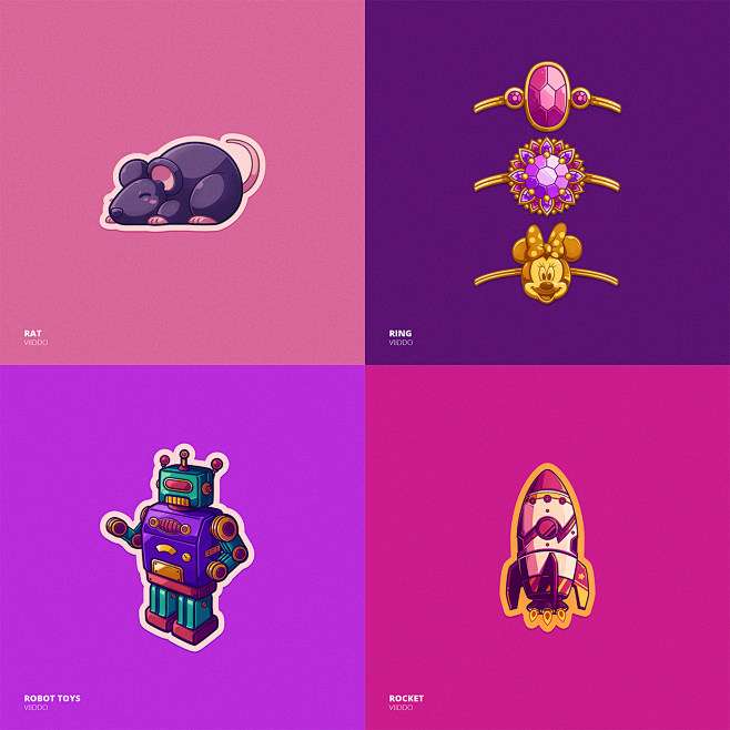 Viiddo - Stickers an...