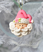 Handcrafted Polymer Clay Bunny Angel Ornament by MyJoyfulMoments