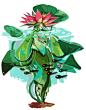 Today for the MonsterGirls challenge it’s the plant girl turn : 1._ Harpy 2._ Centaur 3._ Slime 4._ Naga 5._Mermaid 6._ Spider Girl 7._ Plant Girl…